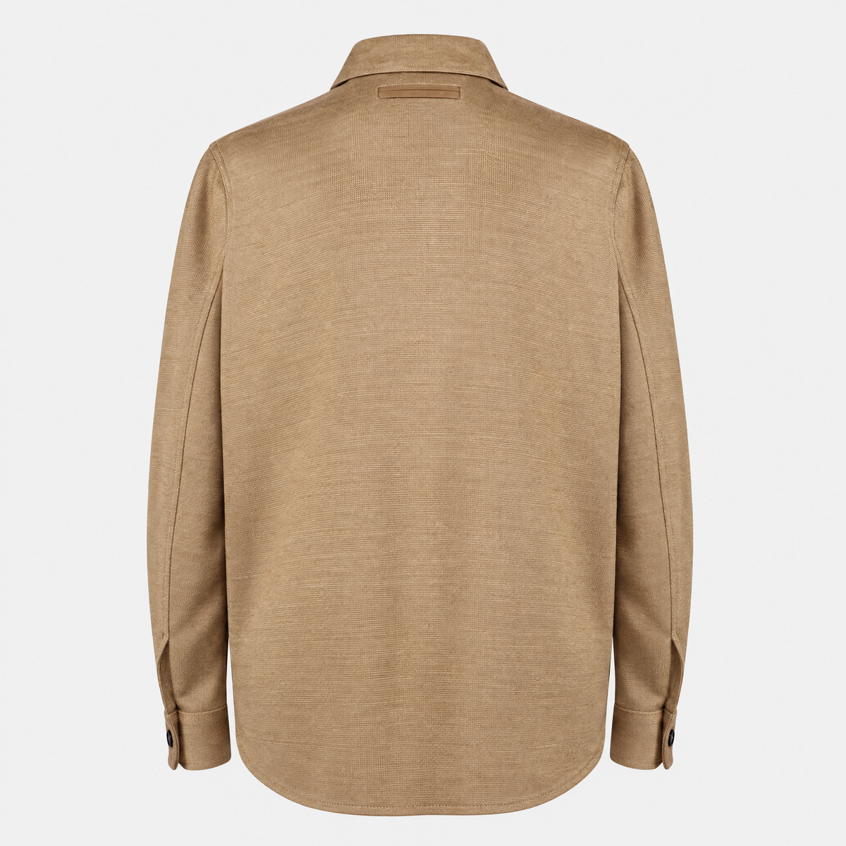 Linen Deconstructed Overshirt Jacket