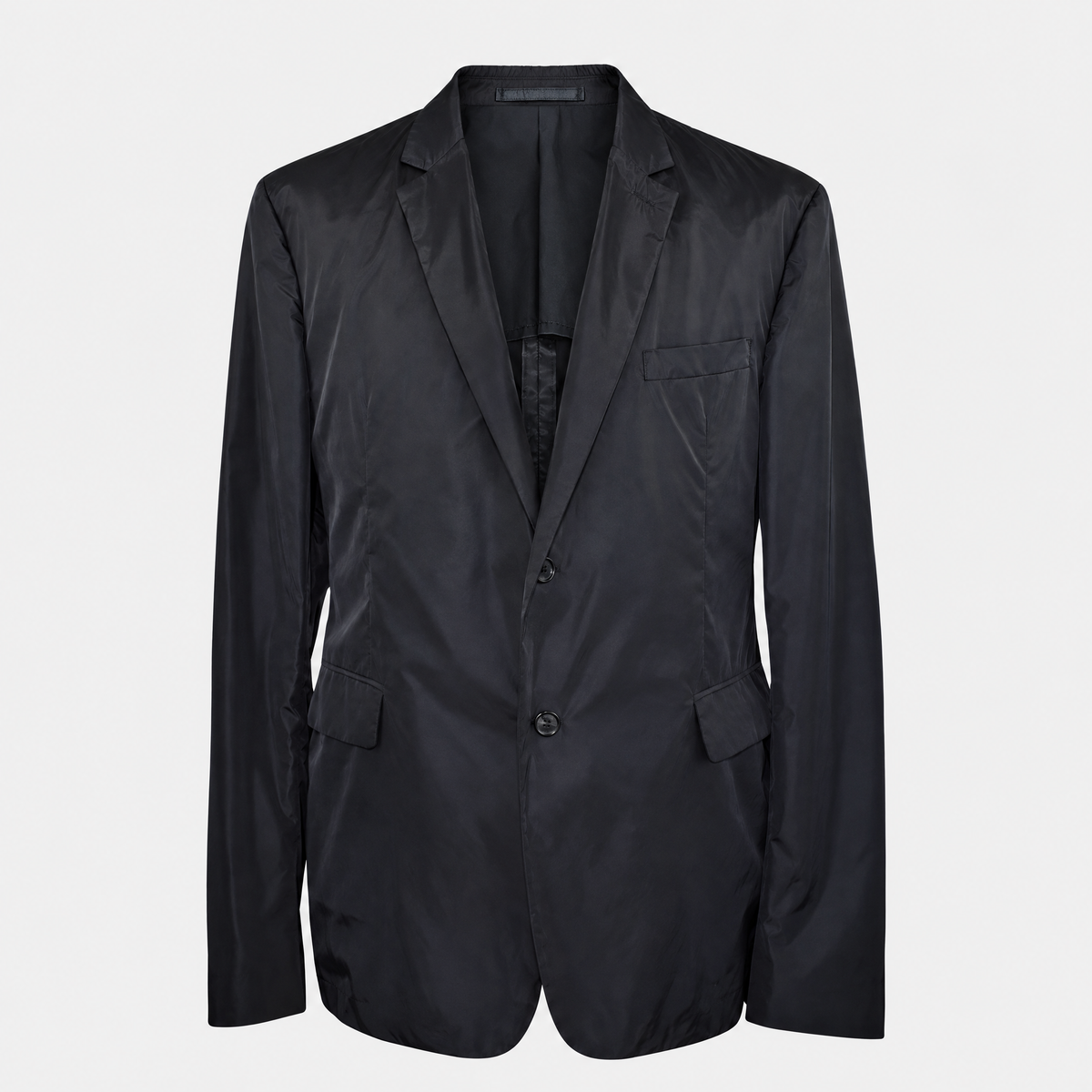 Black Polyester Blazer