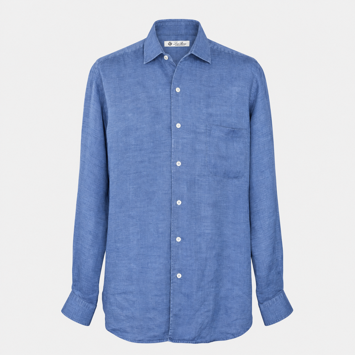 Blue Linen Shirt (XL)