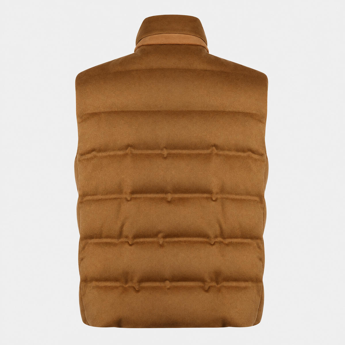 Camel Fillmore Cashmere Down Vest