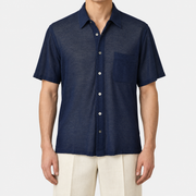 Navy Cotton Poloshirt (XXL)