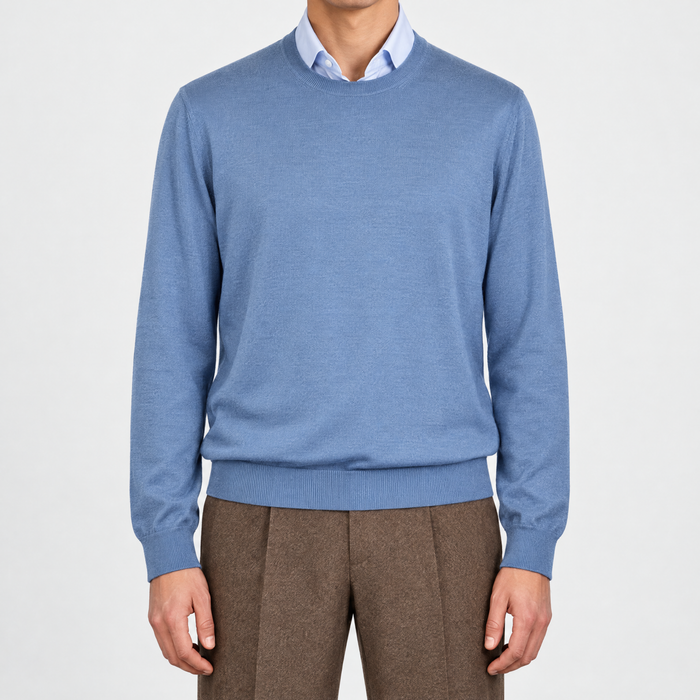 Light Blue Cashseta Sweater (EU 54)