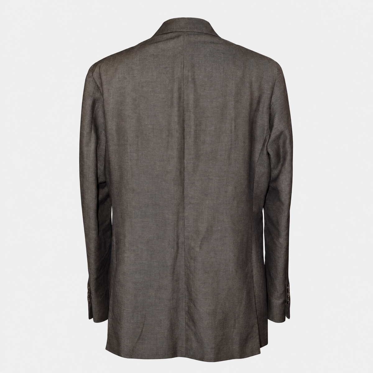 Brown Blazer Linen Cotton