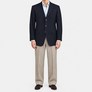 On-model | Navy Suit Wool