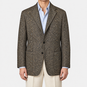 2026-10-29_Jil Sander_Brown Cashmere Tweed Blazer_On-model