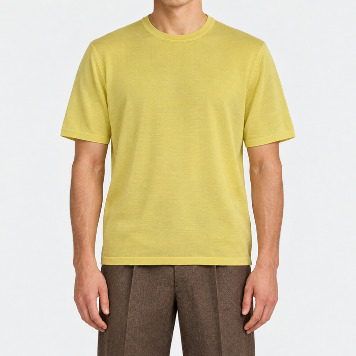 Yellow Knitted Shirt