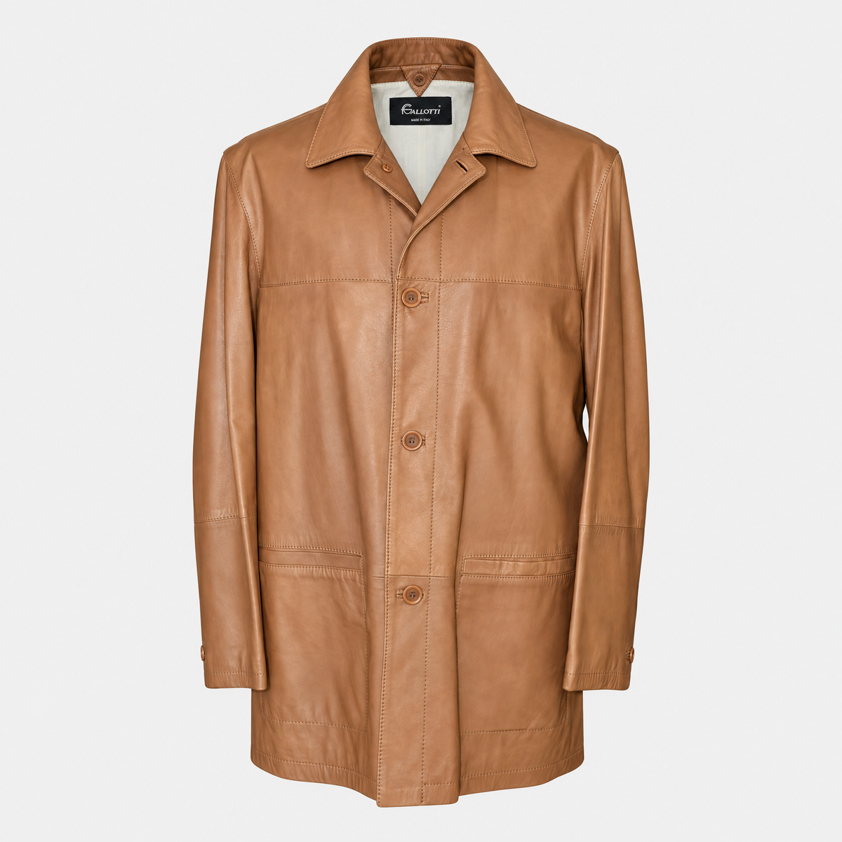 Camel Leather Jacket