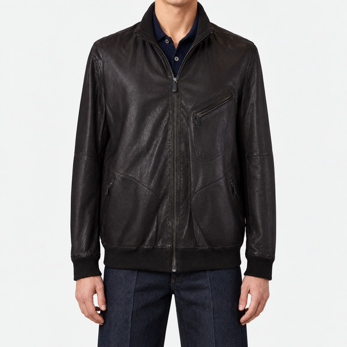 Brown Leather Jacket 56
