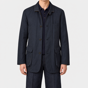 On-model | Blue Roadster Jacket