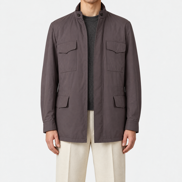 Black Coffee Cashmere Jacket