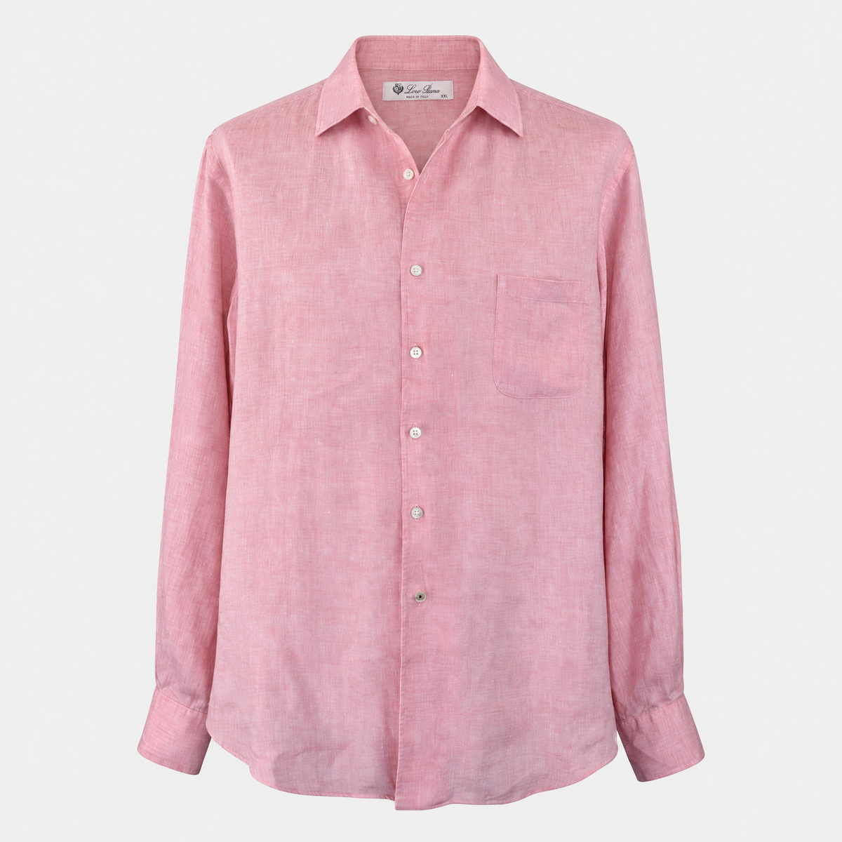 Pink Linen Shirt (XXL)