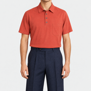 On-model | Red Poloshirt