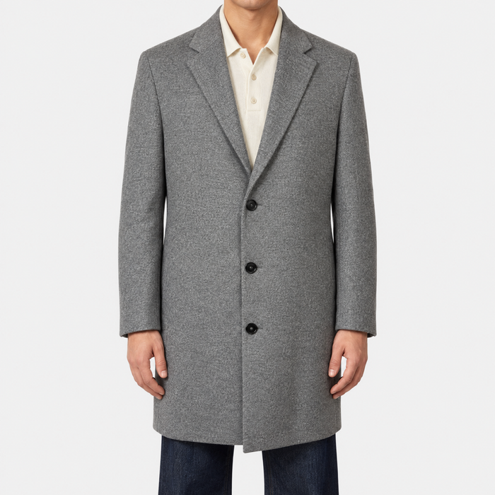 Oasi Cashmere Coat Grey Melange