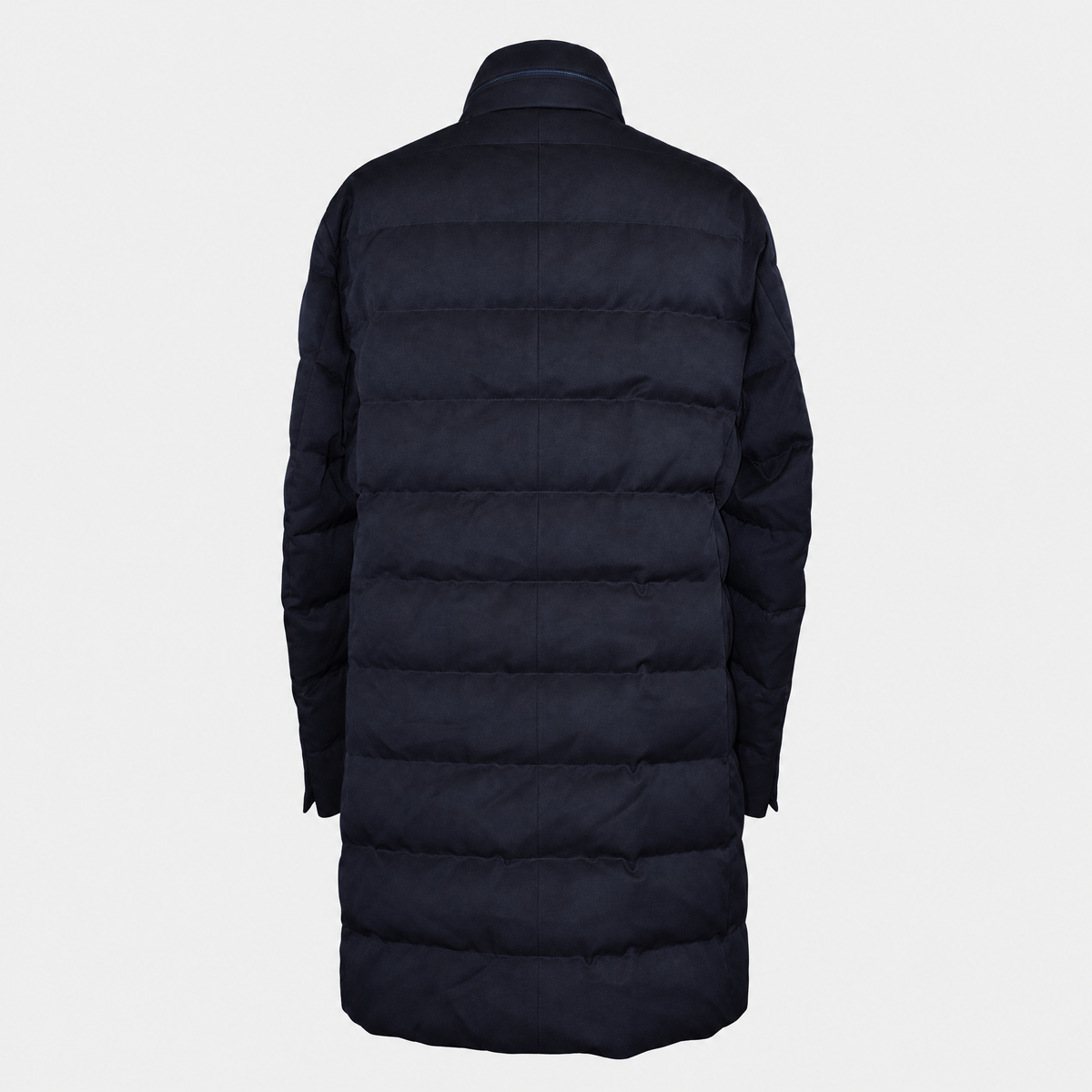 Navy Chereau Wool Down Coat