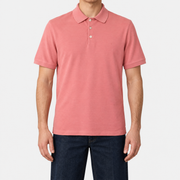 Lobster Colored Cotton Poloshirt (XL)