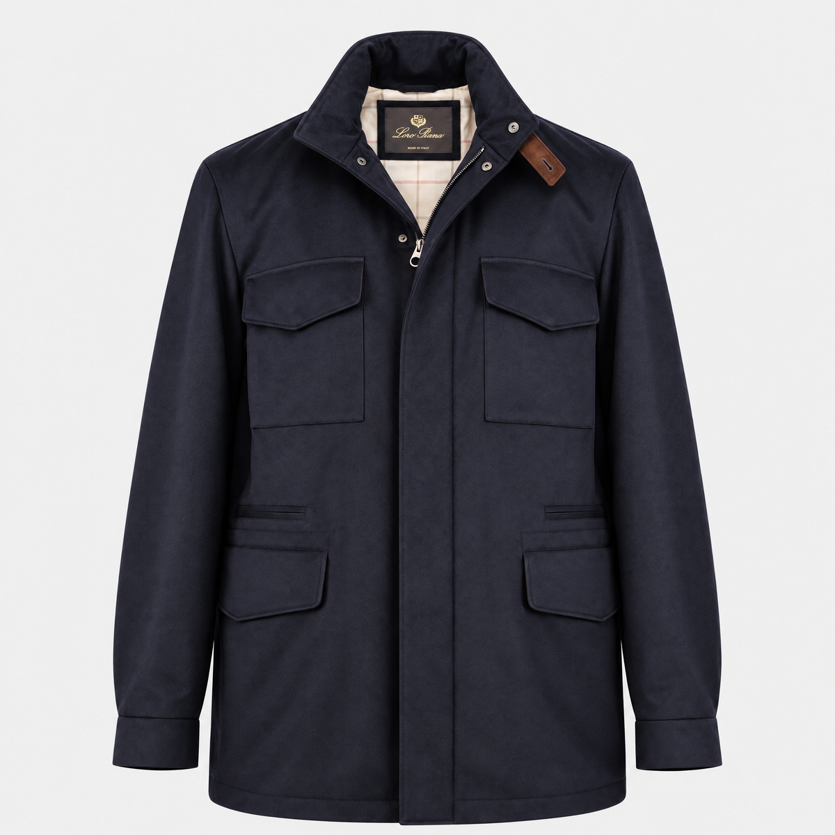 Navy Cashmere Traveller Jacket