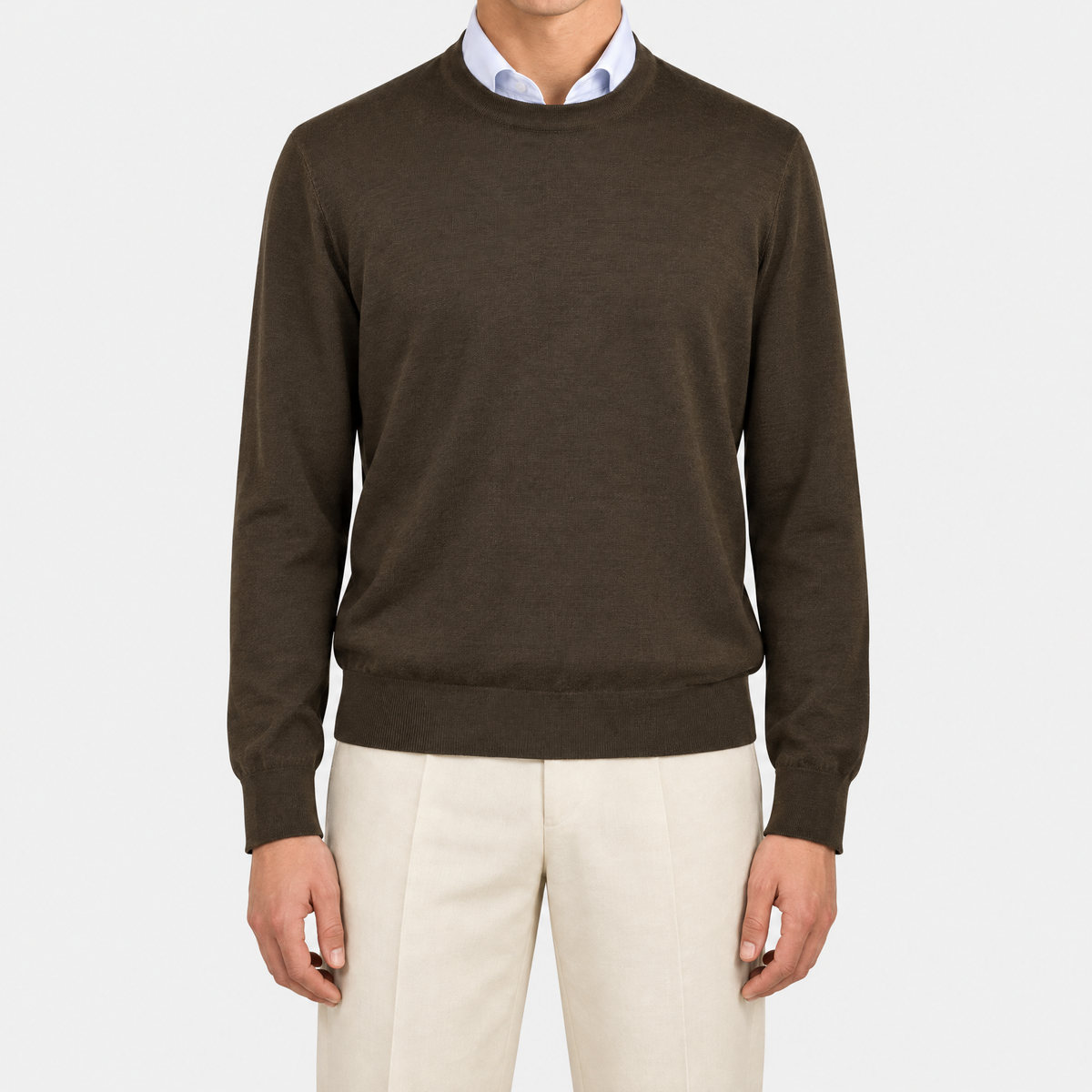 Brown Merino Sweater