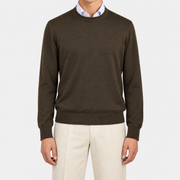 Brown Merino Sweater