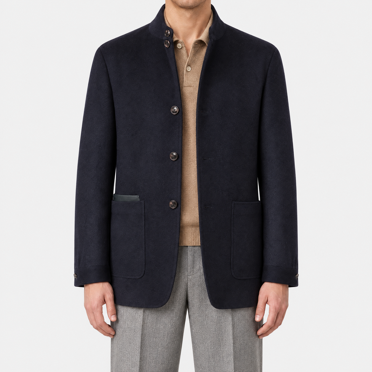 On-model | Oasi Cashmere Il Conte Jacket