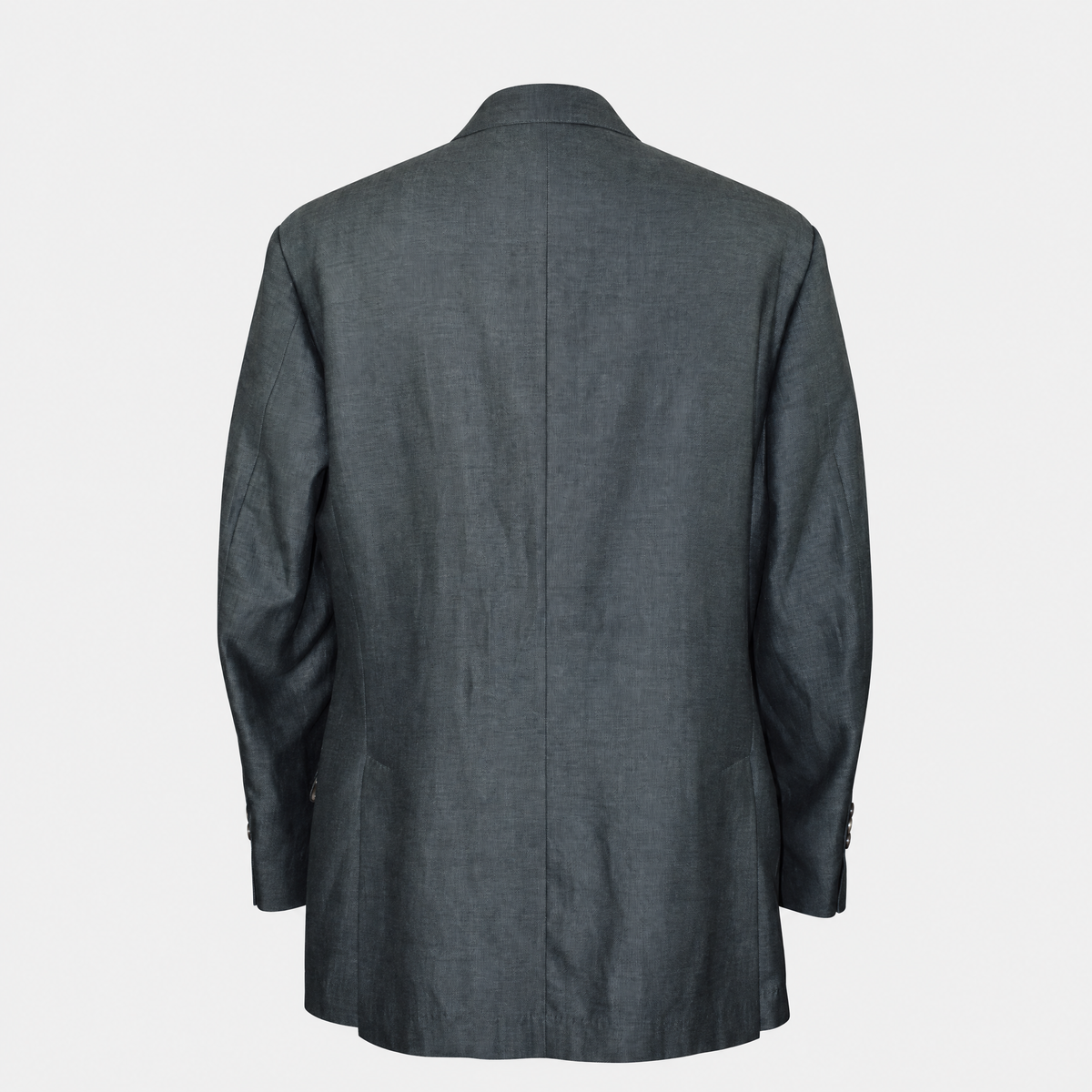 Grey Herringbone Blazer Wool