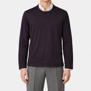 On-model | Dark Purple Longsleeve