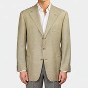 On-model | Beige Cashmere/Linen/Silk Blazer