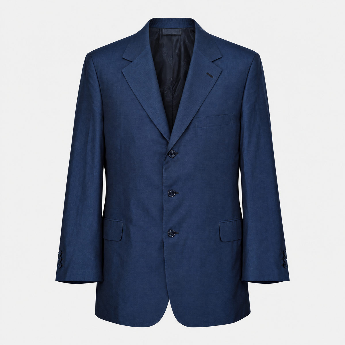 Blue Brioni Silk Blazer