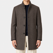 2026-10-26_Zegna_Taupe Cashmere Jersey Coat_On-model