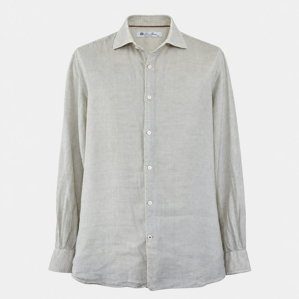 Beige Linen Shirt (XXL)