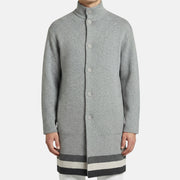 Gray Reversible Coat made of Baby Cahmere (M)