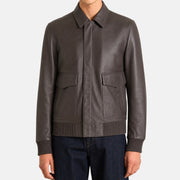 Brown Deerskin Leather Blouson (M)