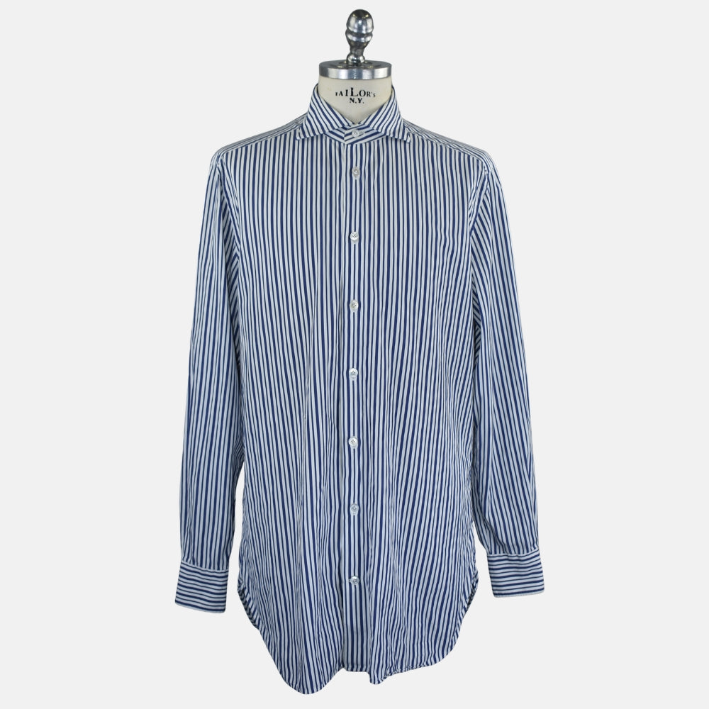 Navy Bengal Stripe Shirt