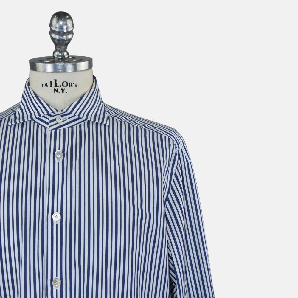 Navy Bengal Stripe Shirt