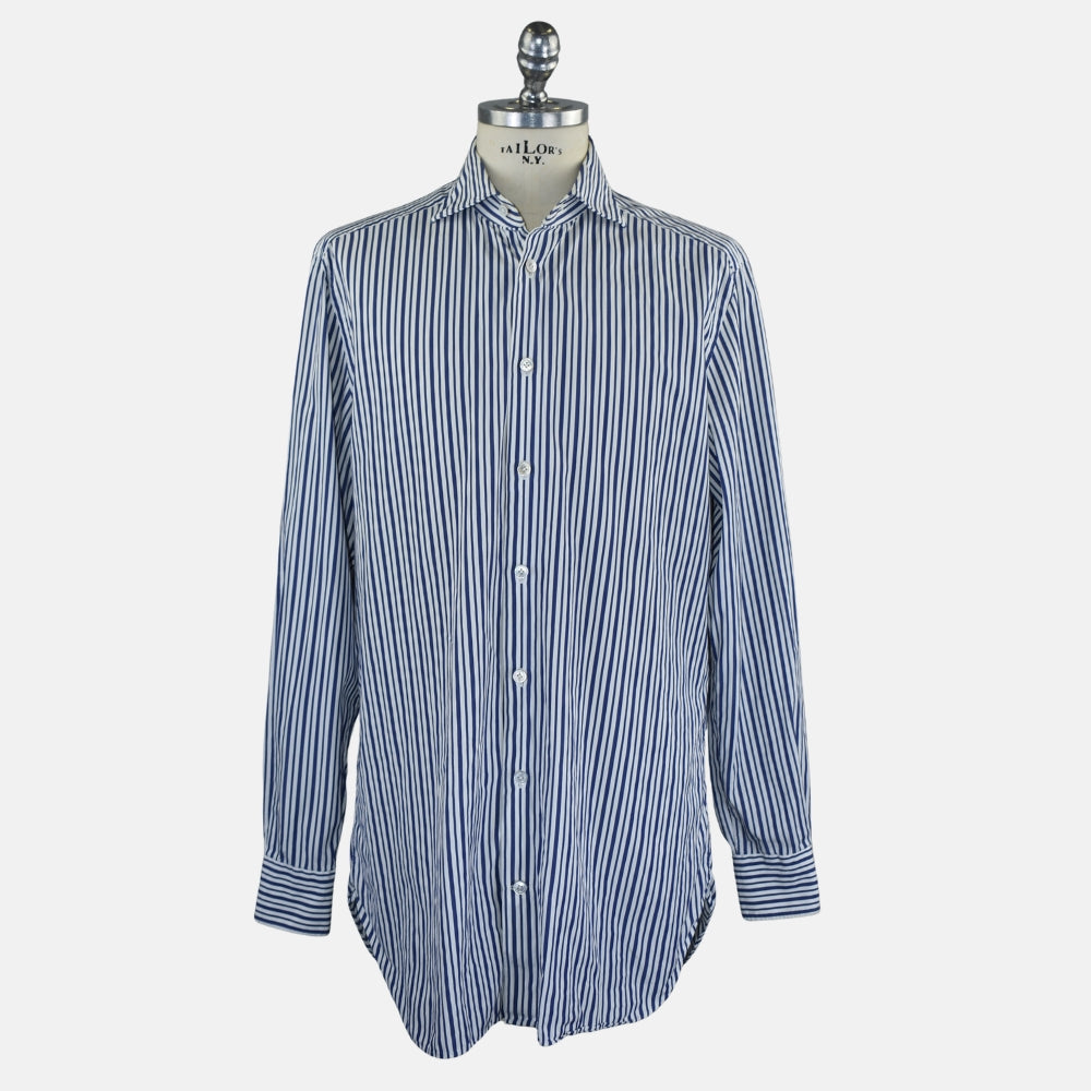 Navy Bengal Stripe Shirt