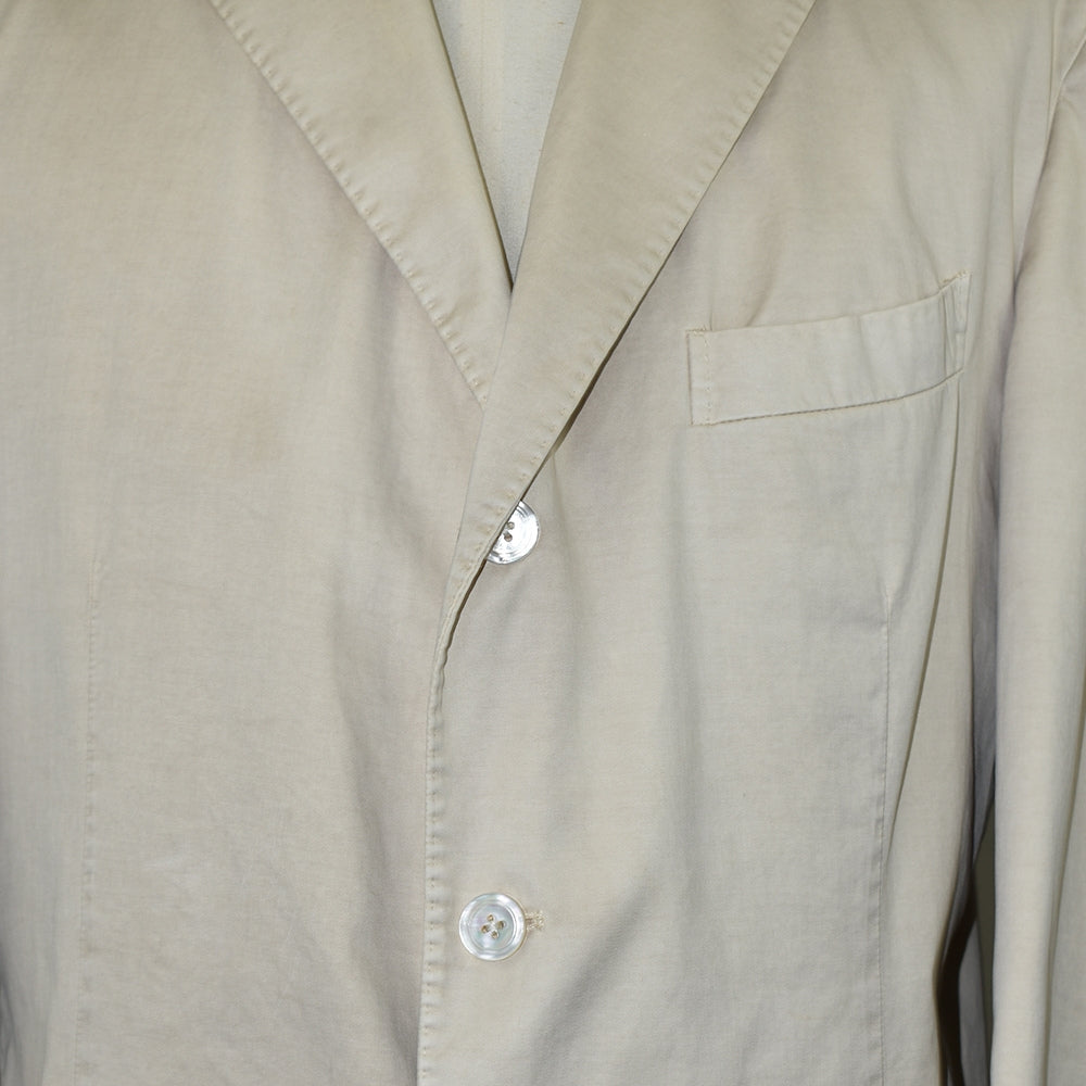 Beige Cotton Blazer
