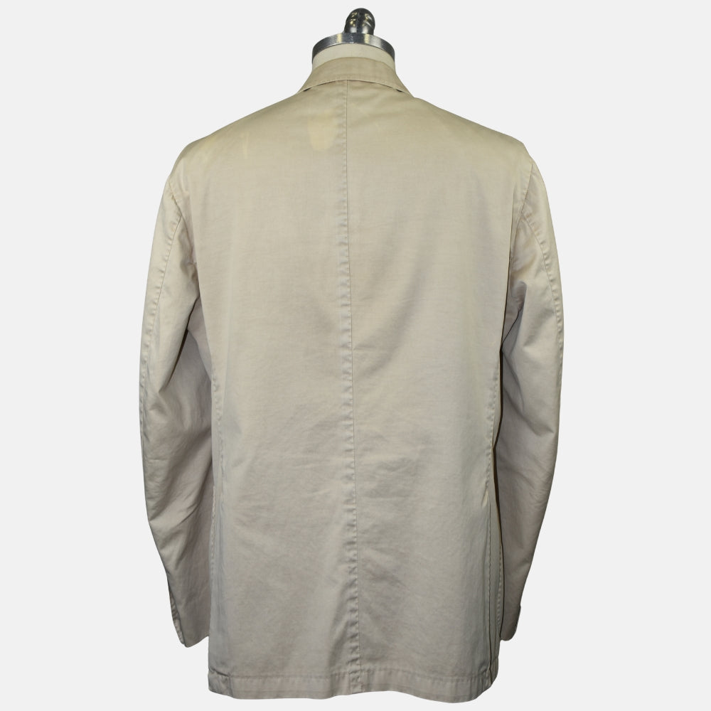 Beige Cotton Blazer