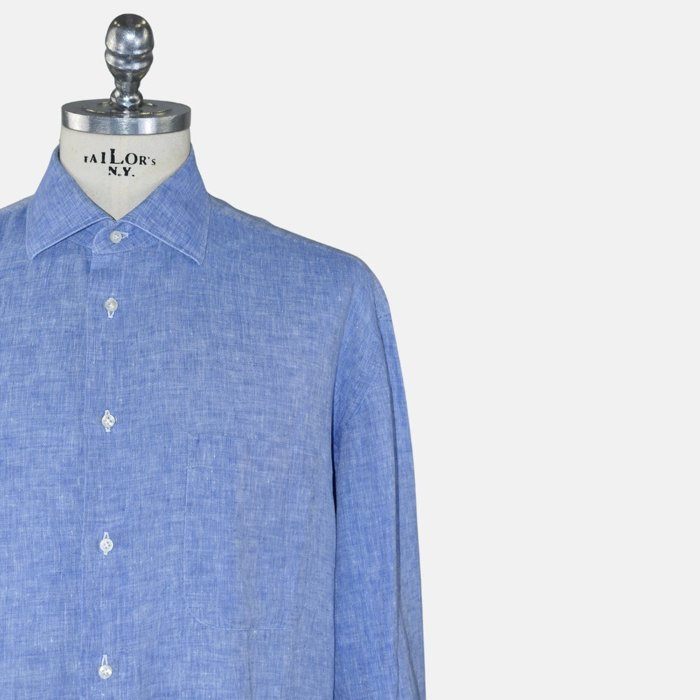 Light Blue Linen Shirt