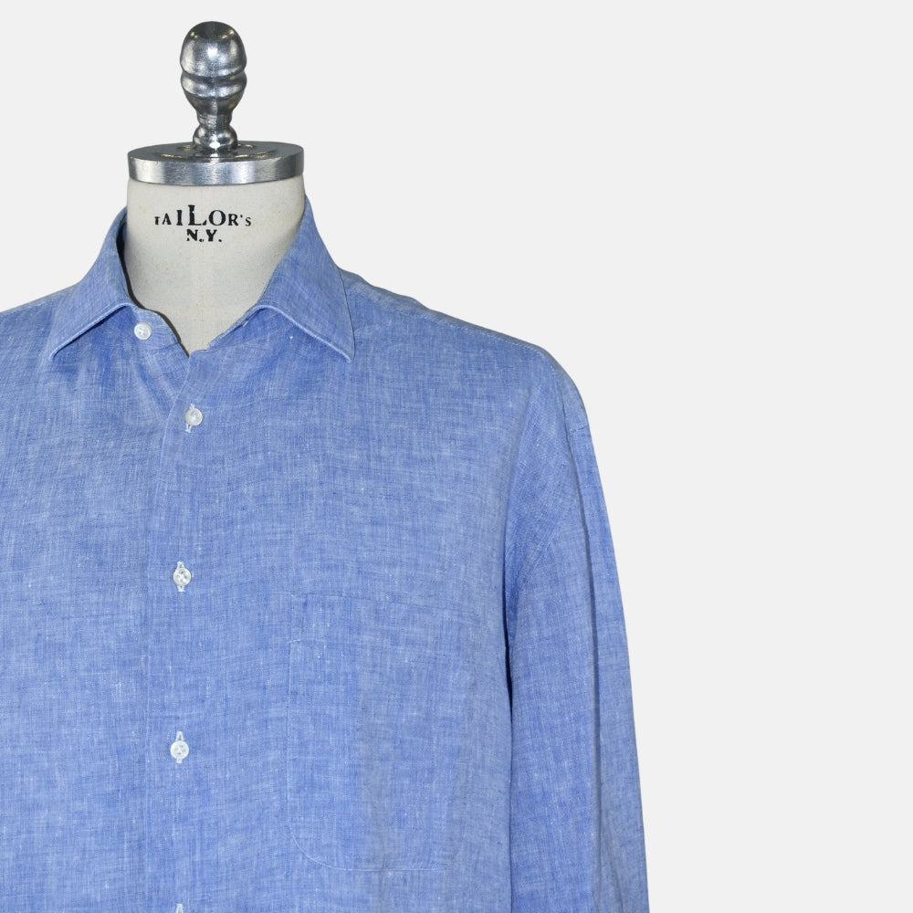 Light Blue Linen Shirt