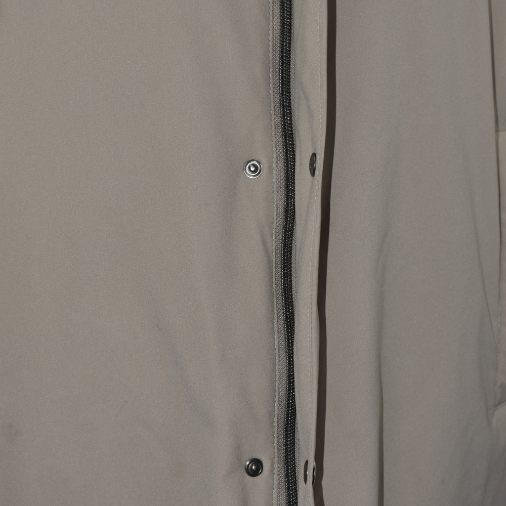 Taupe Resort Hooded Half Coat