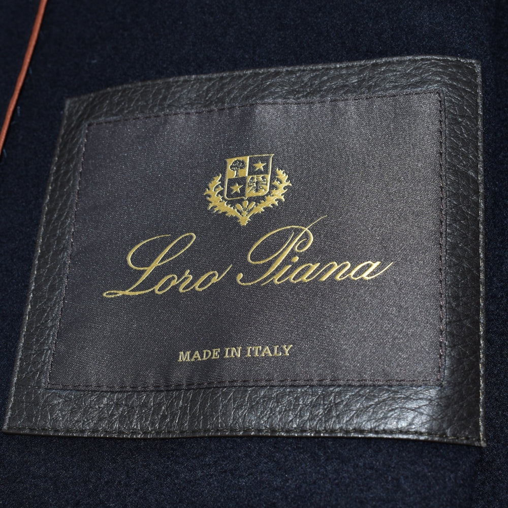 Navy Cashmere Field Jacket
