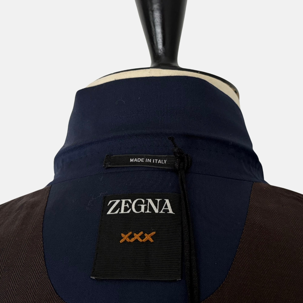 XXX Wool Three-Button Jacket Navy