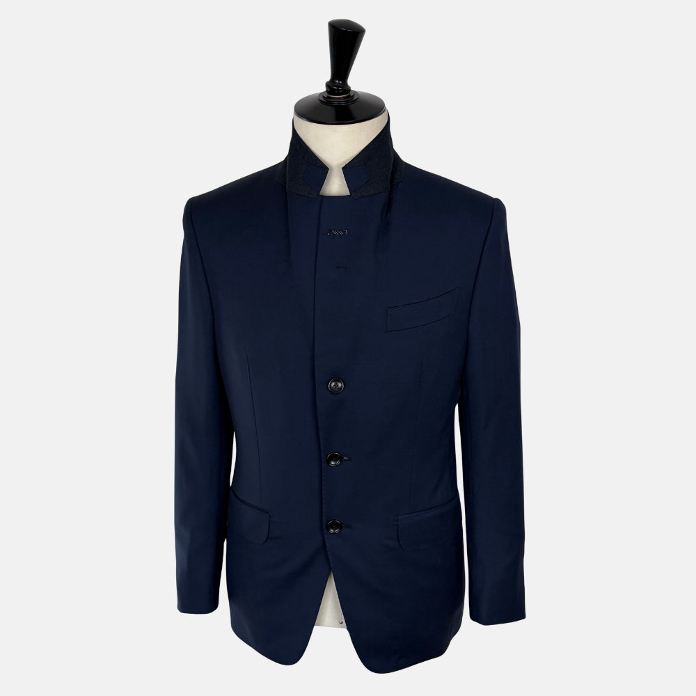 XXX Wool Three-Button Jacket Navy
