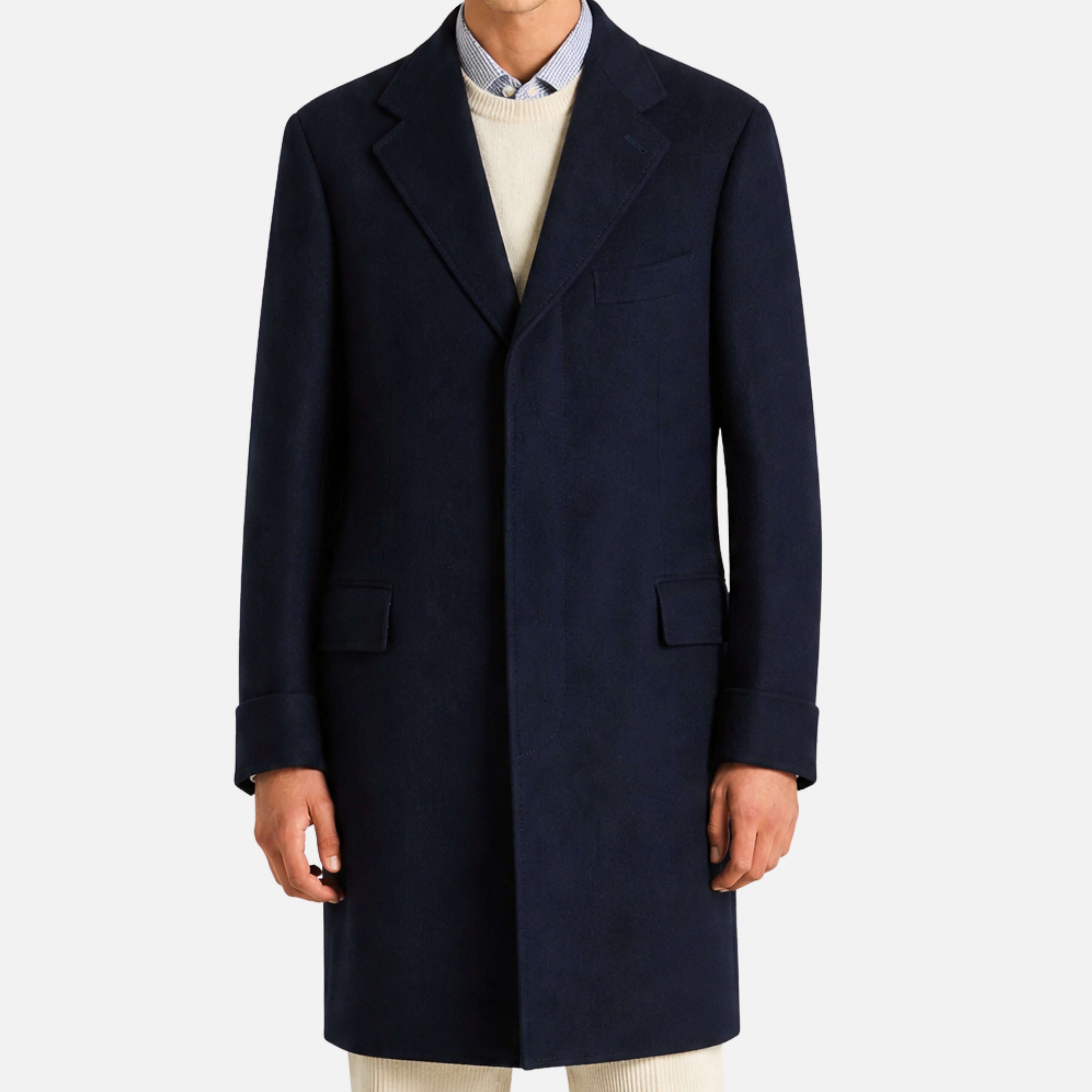 Navy Coat made of Wool (EU 50)