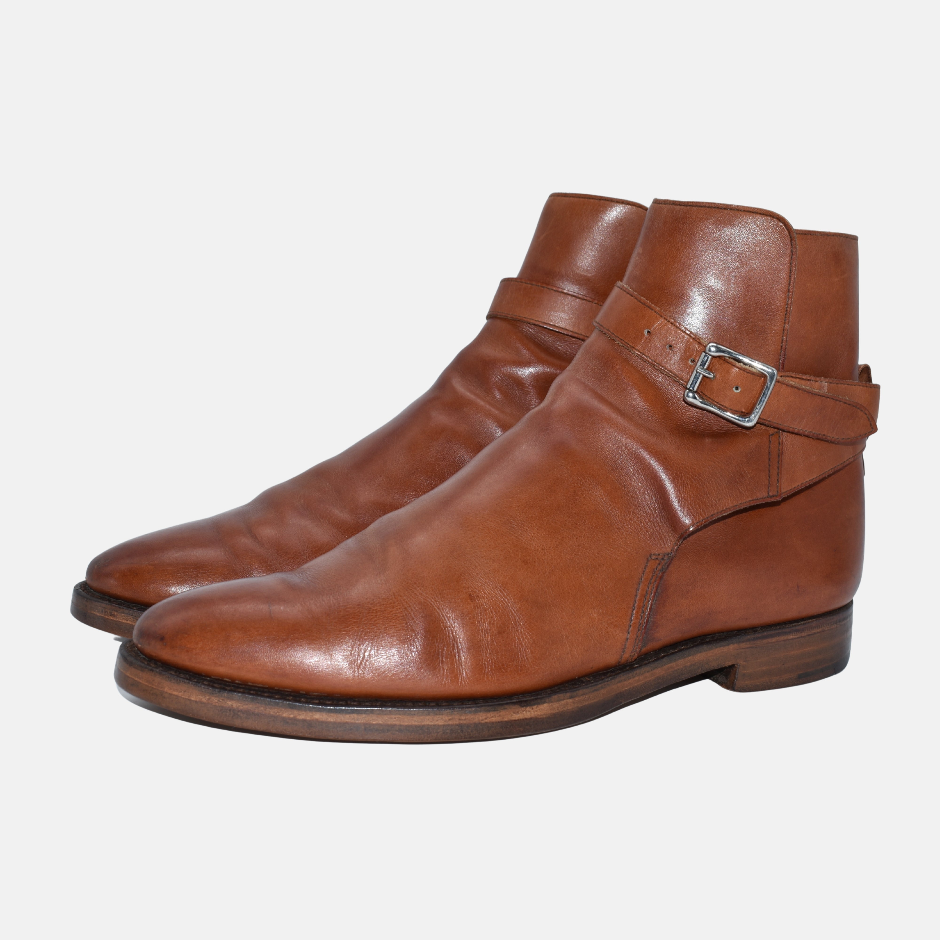 Cognac Jodhpur Boots made of Leather (EU 41.5)
