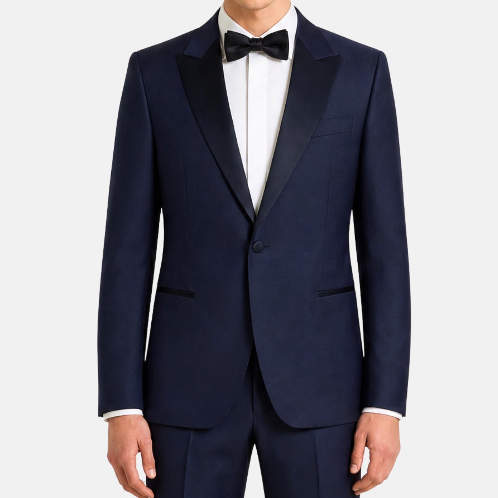 Navy Dinner Jacket made of Wool (EU 52)
