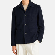Navy Jacket made of Wool/Cotton (EU 50)