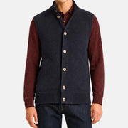 Loro Piana Navy Carry Cashmere Vest – pre-owned luxury menswear at Sanpetuna
