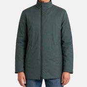 Loro Piana Navy/Green Keiss Cashmere Reversible Coat – pre-owned luxury menswear at Sanpetuna