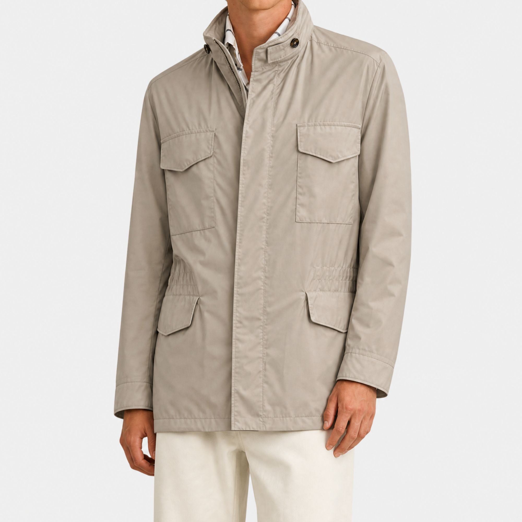 Off-White "Traveller" Cashmere Lined Jacket (EU 48)