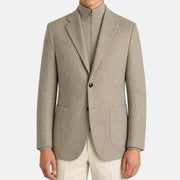 Zegna Sand Oasi Cashmere Jacket with Removable Vest (EU 52) – pre-owned | Sanpetuna